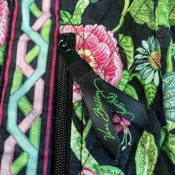 Vera Bradley Botanica Retired Backsack Drawstring Backpack - Picture 6 of 9